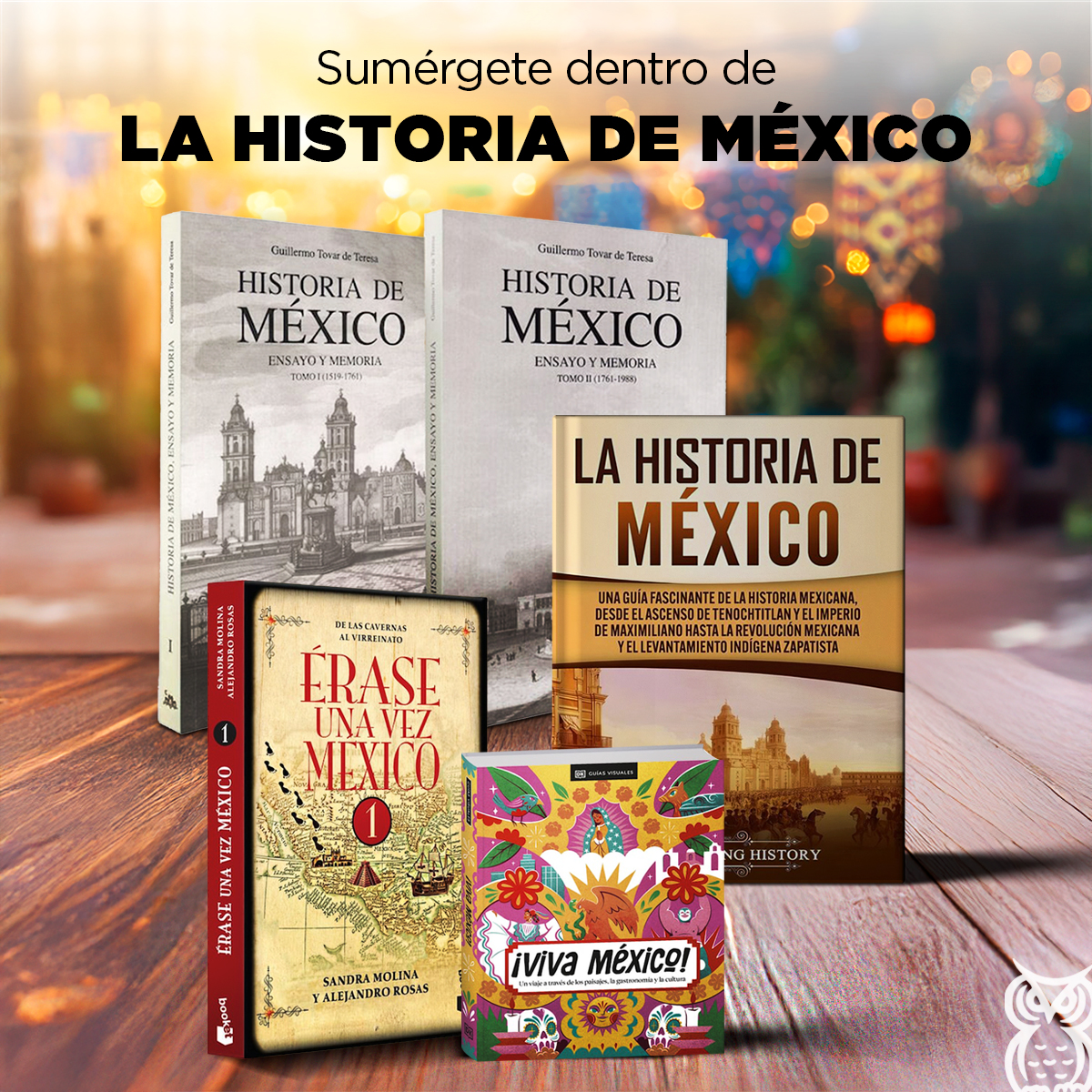Explora batallas, héroes y tradiciones que marcaron el camino de México. 🇲🇽

Estos libros son la mejor forma de entender quiénes somos y de admirar la grandeza de nuestra cultura. 📚🌄 cutt.ly/8rVvJ1ug