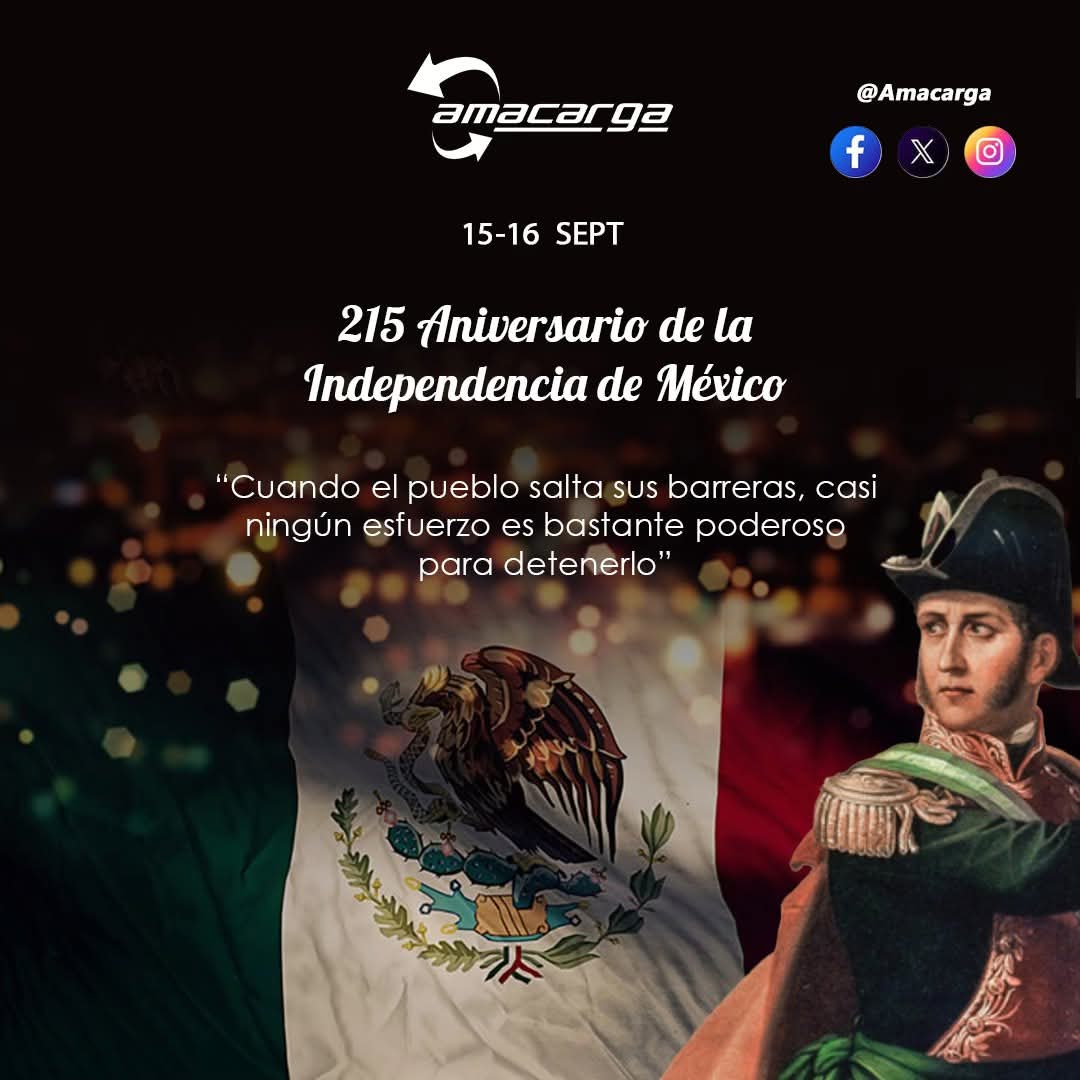 Hoy celebramos con orgullo la independencia de nuestra gran nación, un legado de valentía y lucha por la libertad.

¡Que viva la patria y su gente!

¡Que viva México!

🇲🇽