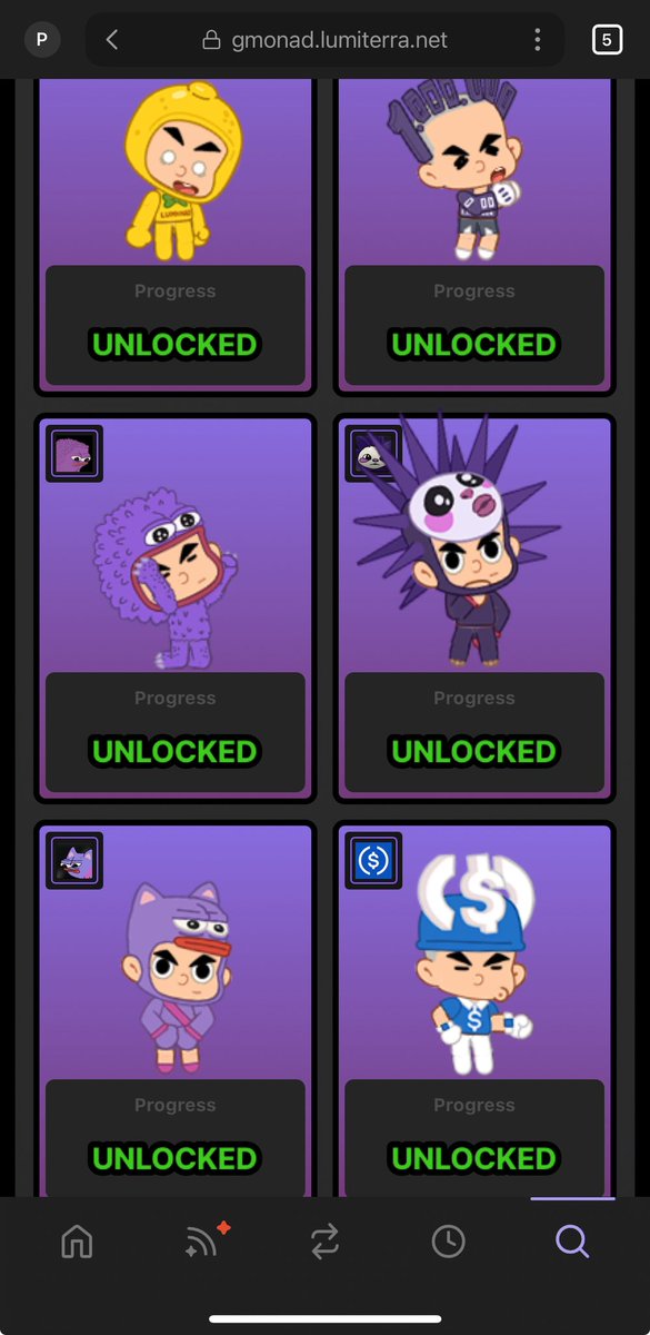 More costumes unlocked on <a href="/LumiterraGame/">Lumiterra</a> 🤘🤭😍
<a href="/monad/">Monad (mainnet arc)</a> it like a rock star!