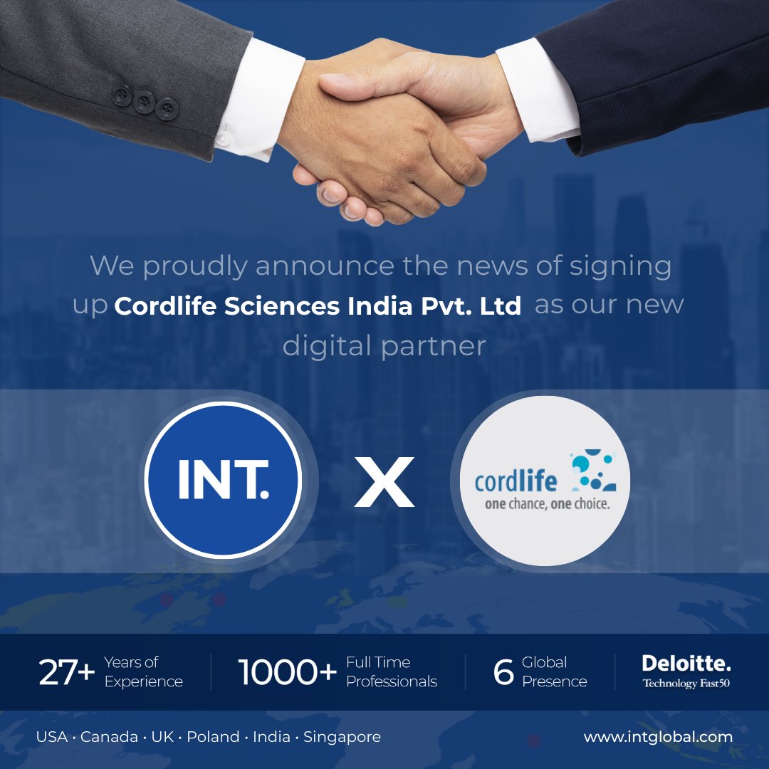 indusnettech's tweet image. Welcome aboard, Cordlife Sciences India Pvt. Ltd.! We’re thrilled to power your next phase of digital growth.

#DigitalSuccess #newclient