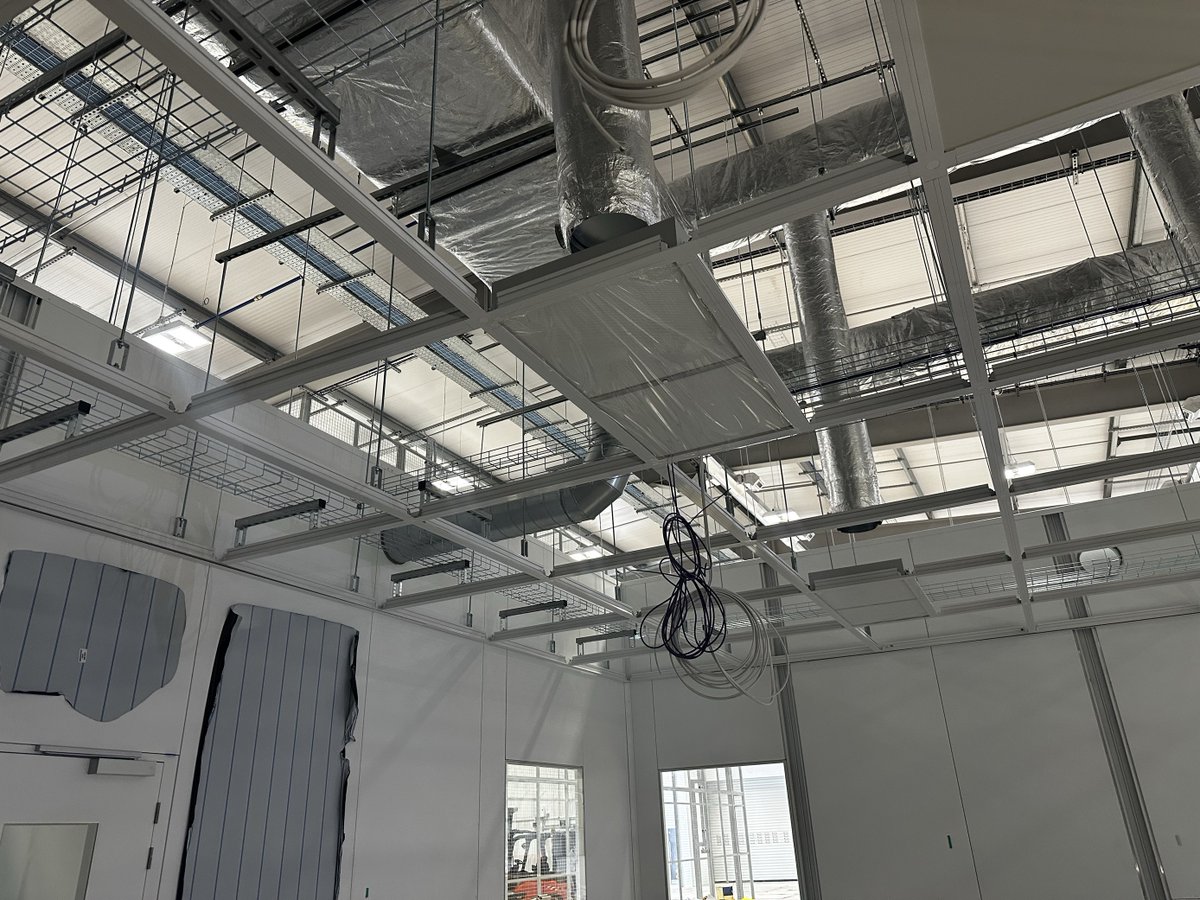 GuardtechClean's tweet image. Meanwhile in Devon...

225sqm of ISO7 Medical Device cleanroom continues to shape up

⭐⭐⭐⭐⭐️

Great work from those #modsquad heros from Guardtech Cleanrooms

#guardtechroup ⬡⬢⬡⬢⬡⬢