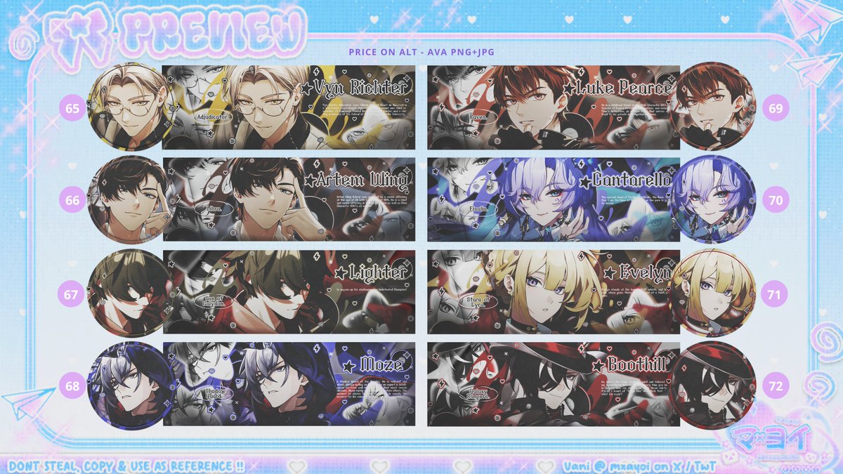 mxayoi's tweet image. 1Ok / each ♡‧₊˚
Semua ava png+jpg yaa !

[no.57 - 72]