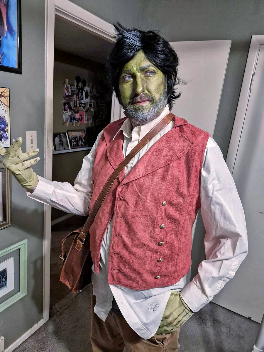 Make up test for <a href="/VoiceOfOBrien/">Liam O'Brien</a> C4 character. #halandilcosplay by <a href="/Glitchmatic/">GlitchMatique</a> <a href="/CriticalRole/">Critical Role</a> #dfwcc #DFWCritterCrew #criticalrolespoilers #CriticalRolec4