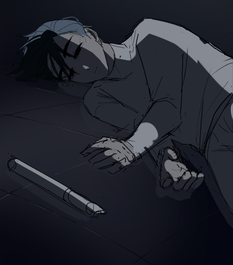 kuradrawings's tweet photo. Thank you Qmeng for that dead Ivan sketch in the artbook, it was useful as heck.  

Need to fix the hands and positioning a bit but that's future me problem🥳 https://t.co/UqmInuyNqV
