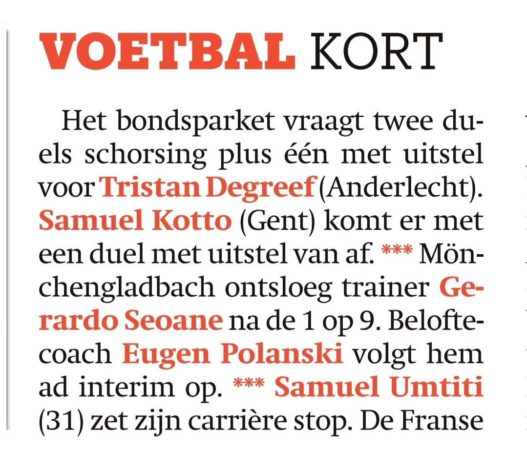 tomisjlav's tweet photo. Uiteraard ook nog eens de langste schorsing van dit seizoen geëist tegen #degreef @RoyalBelgianFA #andgnk. Nochtans zei referee department al eens dat het geen rood is als je eerst de bal raakt en dan doorschuift... https://t.co/w7x638ob5a