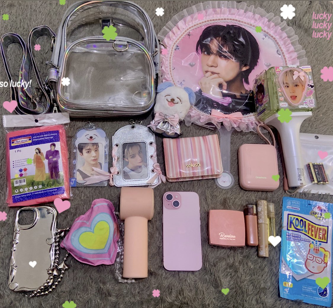 oneljenogirl's tweet photo. 🫧🎀 what's in my bag  tds4 🌱 https://t.co/TclTrTMIwe