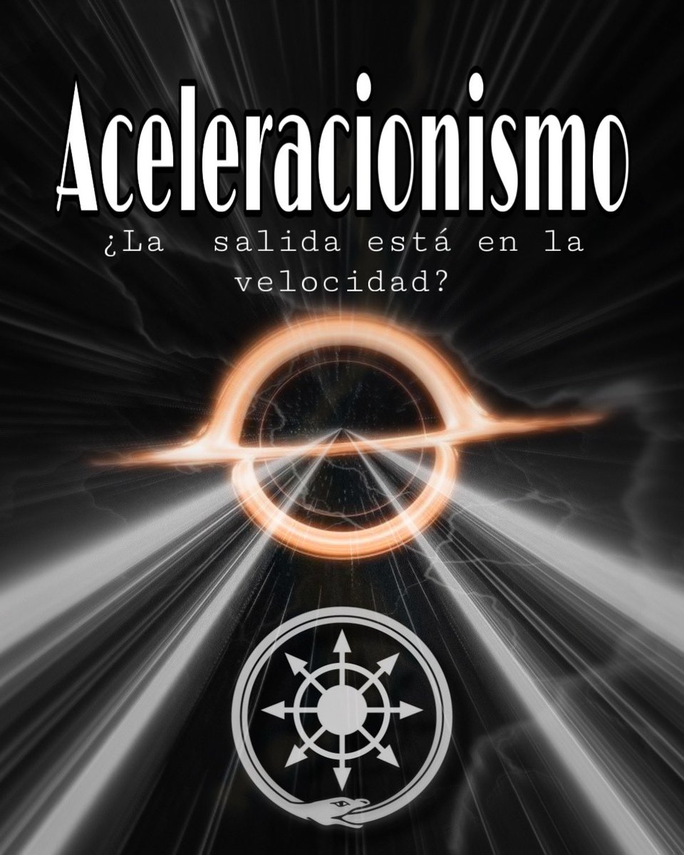 ankhor33619's tweet photo. La aceleración es inevitable.
La derecha acelera para el capital.
La izquierda para destruirlo.
Ankhor acelera para trascenderlos.
#Ankhor #Aceleracionismo https://t.co/syq7XR8AST