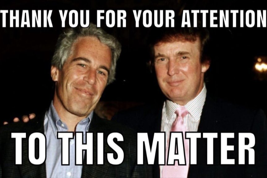 Don't allow his antics to distract you or he wins. Keep focused and pressure his administration to release all of the Epstein files. We are owed this transparency. Who is on the list?
