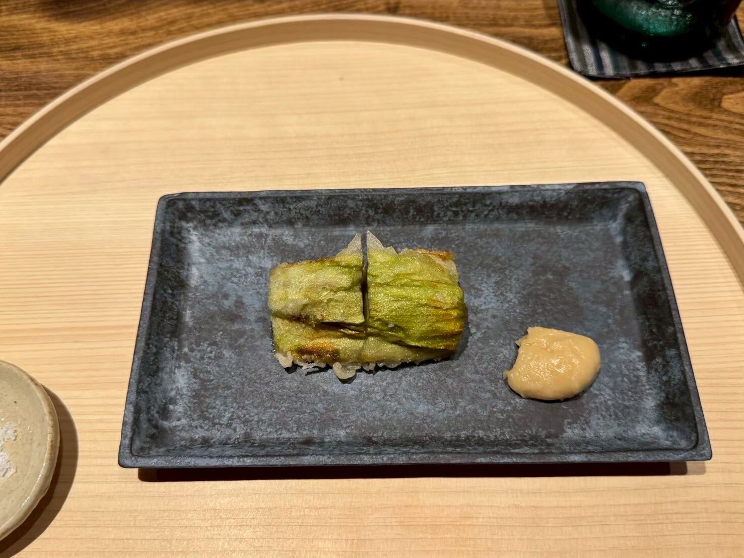 備前焼 陶月作最終特別価格❣️只共箱付手桶花生です❣️ 備前焼 陶月作最終特別価格❣️只共箱付手桶花生です❣️
