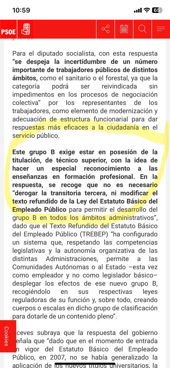 Grupo B tb!!!!! Sin aplicar desde 2007!!!!!!!!!!!!