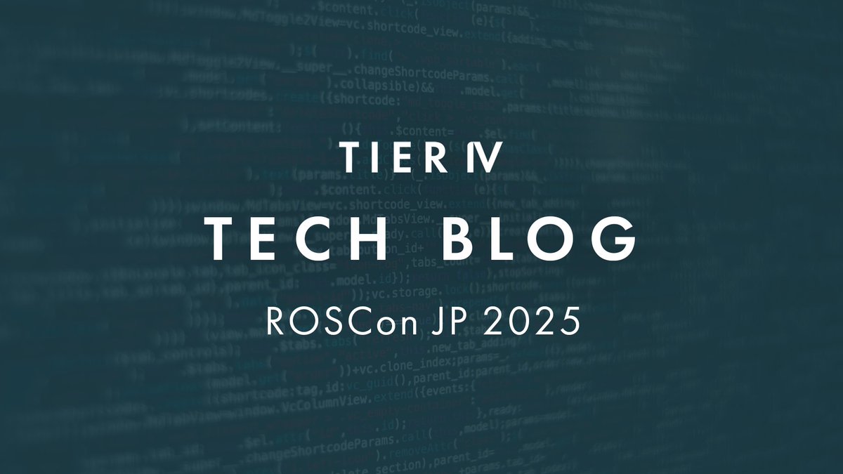 tier_iv_japan's tweet image. #ROSConJP で採択されたティアフォー 石川の講演内容をテックブログで振り返りました👨‍💻

✒️CallbackIsolatedExecutor: 二重スケジューリングを不要にする新しいExecutorとスケジューリング理論
🔗hubs.li/Q03JtzKd0

#ティアフォー のGitHubでは設計を公開中💡
🔗hubs.li/Q03Jtybn0