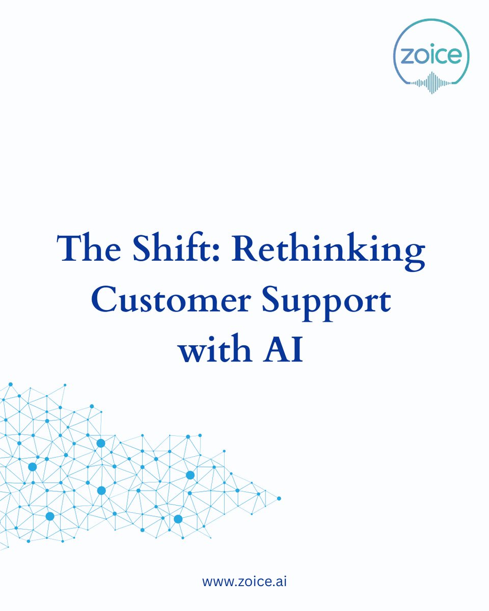 jhanwarsid's tweet photo. Customer support has evolved from slow, costly, and reactive to fast, smart, and human-like with AI.
Here’s how the shift looks in action.
🌐 Visit us at https://t.co/bwKV3qYXIQ
#AI #ConversationalAI #FutureOfSupport #CustomerExperience #Zoice #VoiceAI #ConversationalAI https://t.co/aoIJGDfmUo