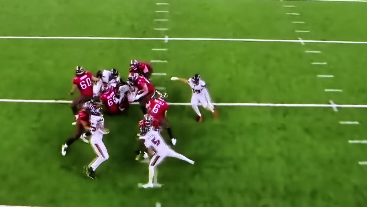 Casual reminder this was a 4th &amp; 10 play that kept us alive.