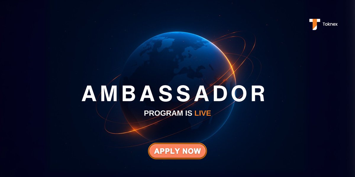 SDYWEB3's tweet photo. 🔥 The TokenX Ambassador Program is LIVE!
Join the movement, spread the word, and be part of a family shaping the future of Web3 🚀
No limits. Just growth, connections & opportunities 🌍
#TokenX #Web3 #CryptoCommunity https://t.co/jZO3xseaIh