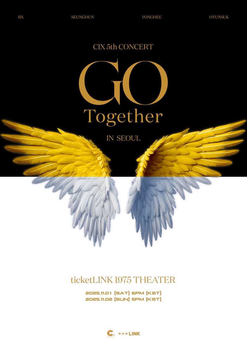 CIX_Official's tweet photo. [안내]
CIX 5th CONCERT ＜GO Together＞ IN SEOUL 예매 일정 안내

▶ https://t.co/XlgesDmotr

#CIX #씨아이엑스 #BX #승훈 #용희 #현석 #CIX5thCONCERT #GOTogether #GOTogether_IN_SEOUL https://t.co/tEvsJy3VbQ