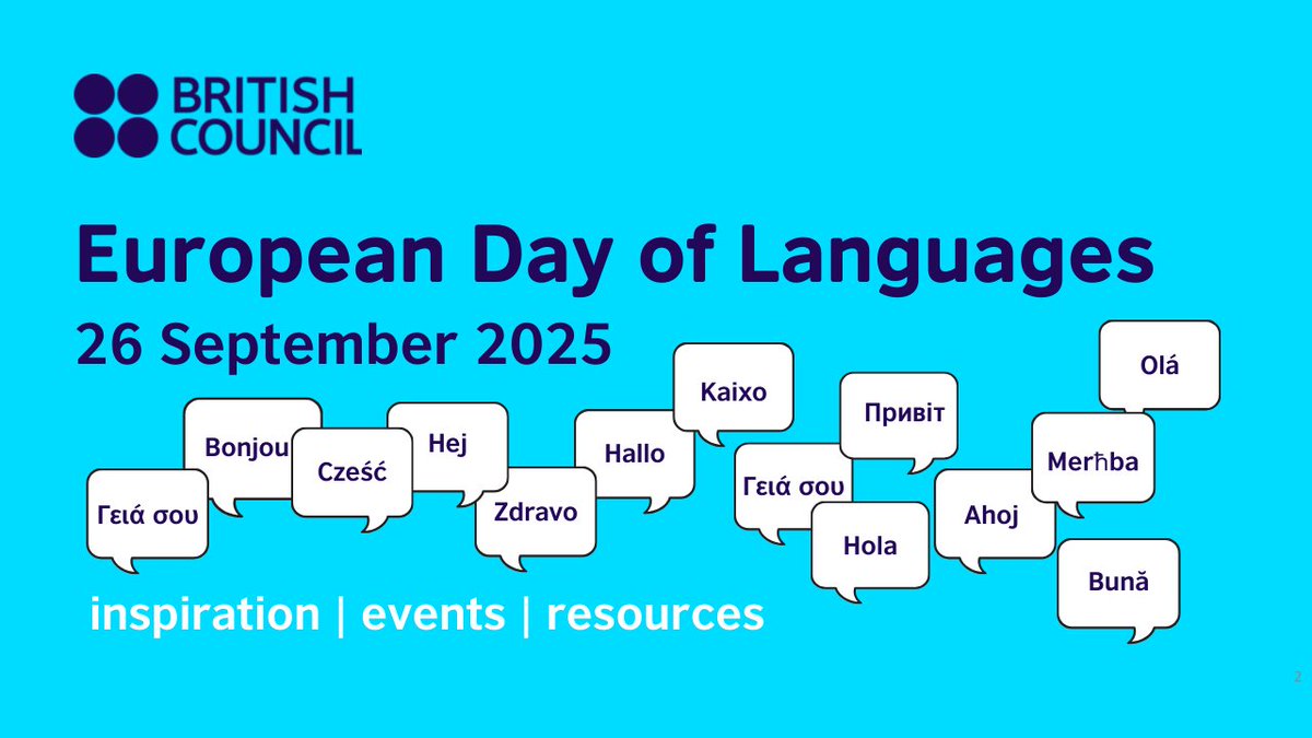 What will you do in your school to celebrate European Day of Languages? Checkout our free, easy-to-use resources for inspiration ✨.

ow.ly/sTUL50WO53c