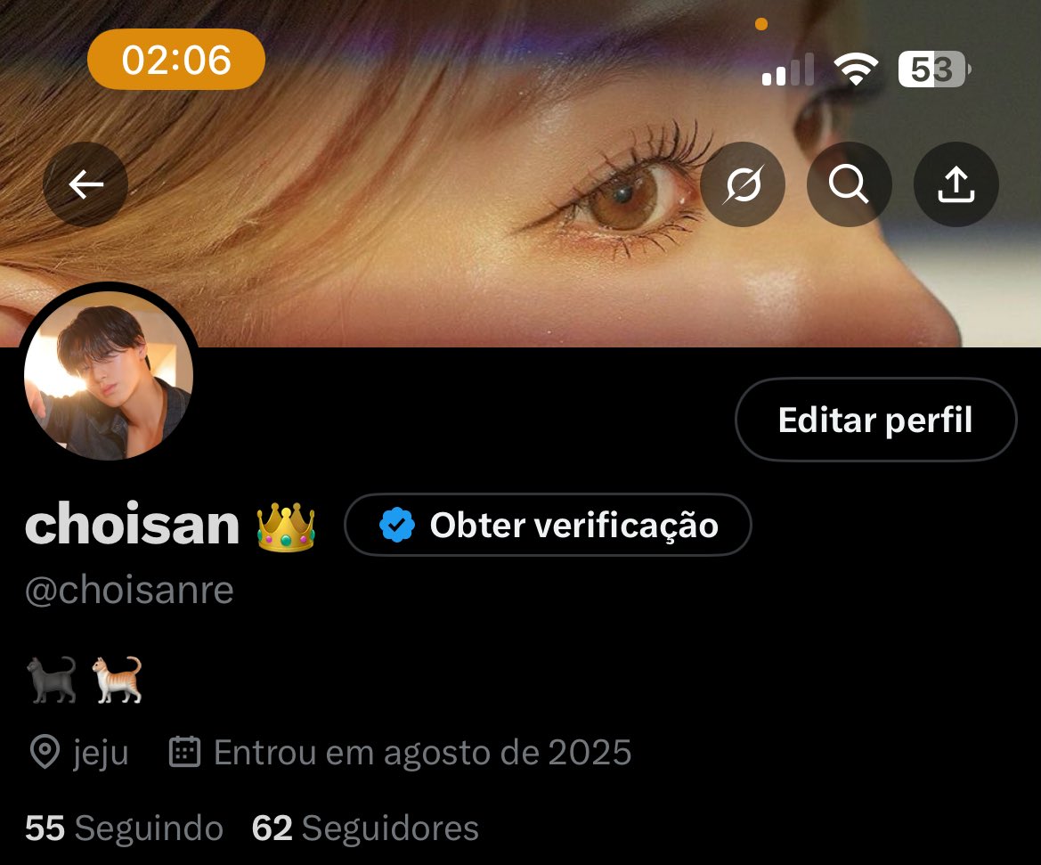 choisanre's tweet photo. perfil organizado, apreciem os olhinhos lindos de gatinho que ela tem, apreciem daí por que eles só existem pra mim. https://t.co/QE6rU54iMB