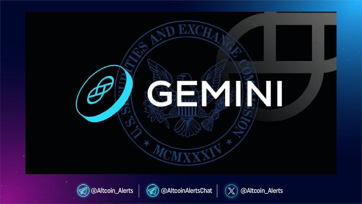 🔔 <a href="/SECGov/">U.S. Securities and Exchange Commission</a>, <a href="/Gemini/">Gemini</a> Reach Resolution in Principle Over Crypto Lending Case !

The U.S. SEC and #Gemini Trust Co. said they’ve reached a resolution in principle to settle the regulator’s lawsuit, which alleged Gemini’s crypto lending program raised billions through unregistered