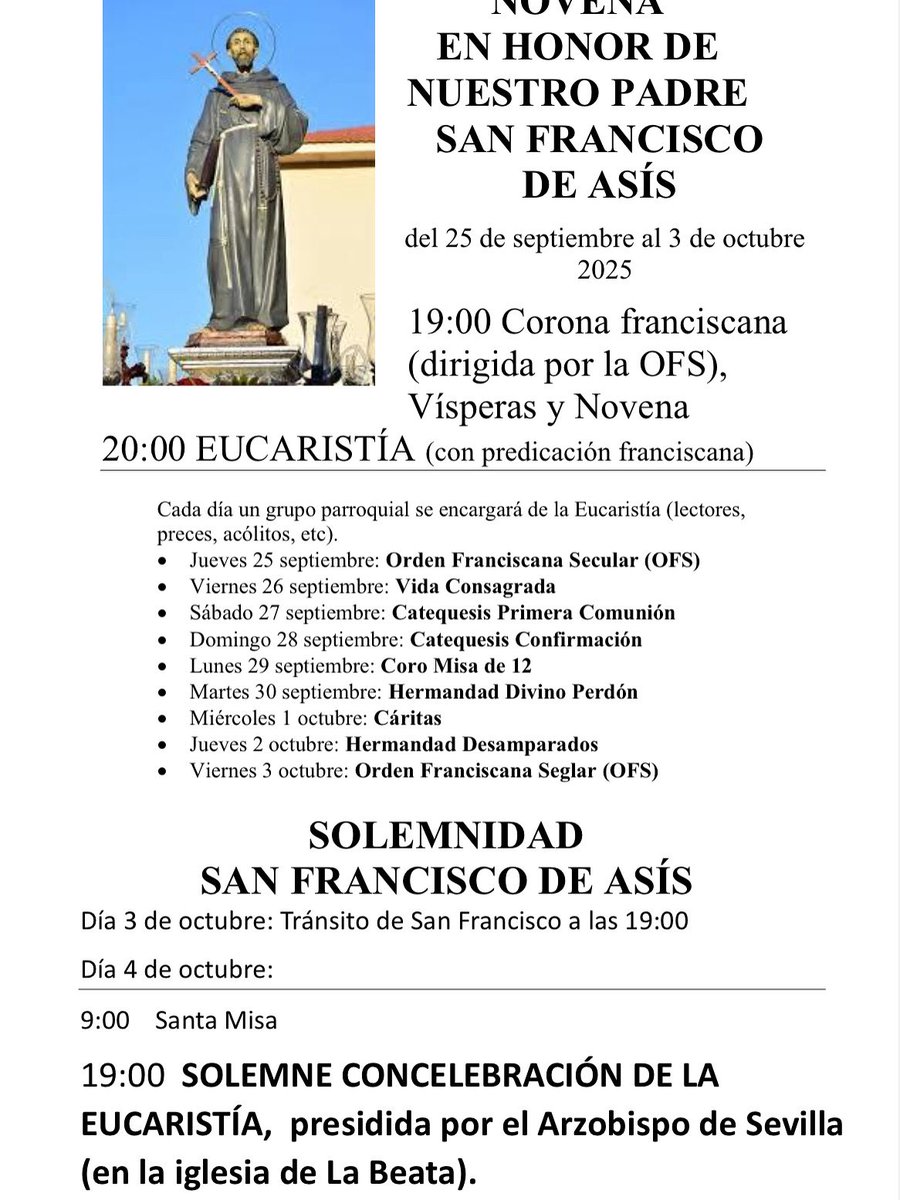 Parroquia Ntra. Sra. de los Desamparados (@ofcdesamparados) on Twitter photo 