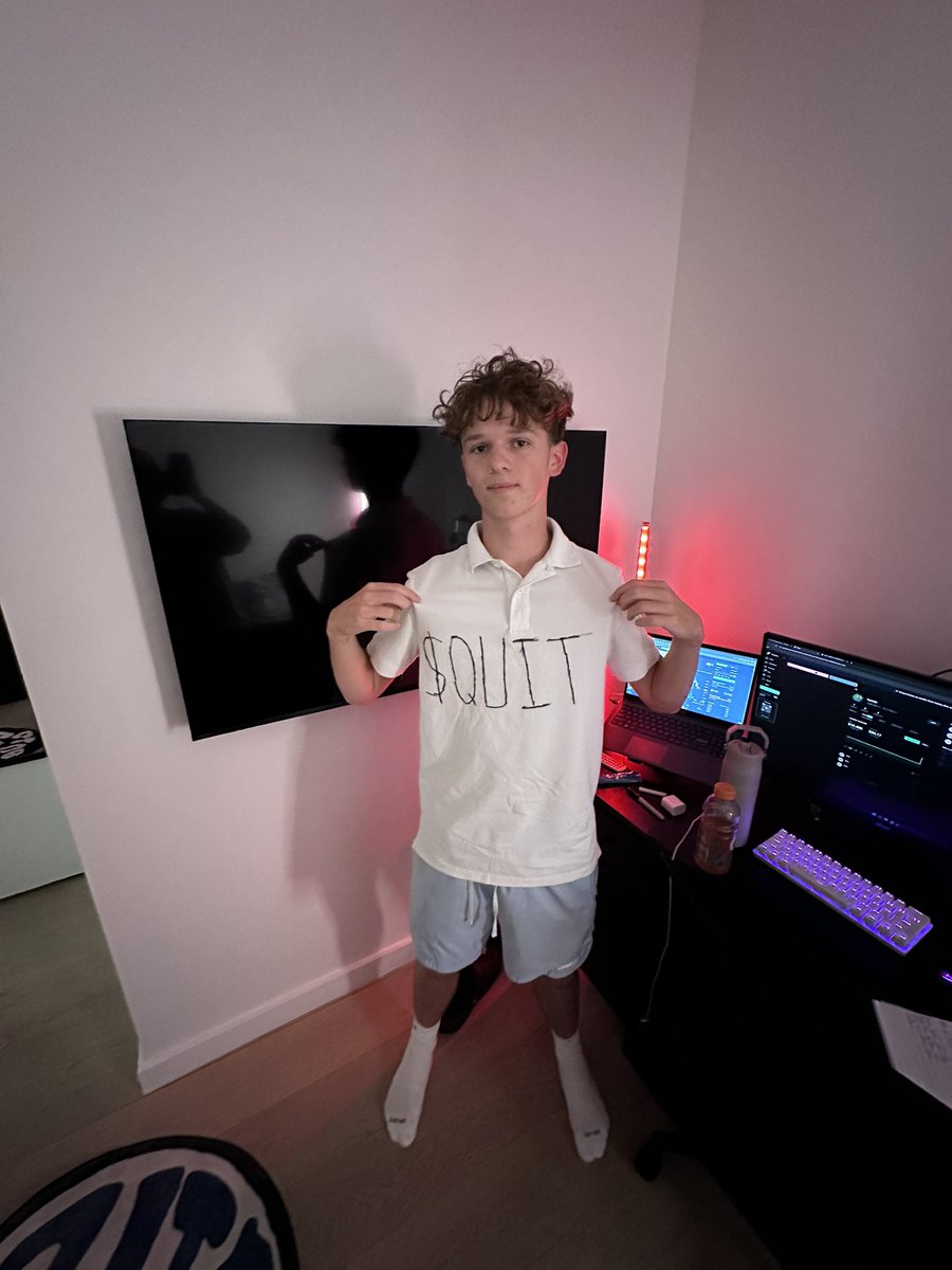 BraydenLH22's tweet image. $Quit Started a movement today. Can’t see the end 🔭 

HmmifedbYo6qeQRA9CbhR1mvWcRFKu5YHWvpTuN6pump