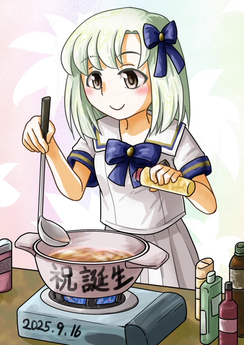 #詩花生誕祭2025 #詩花誕生祭2025 土鍋を贈るPもPだけど、すぐさま料理しようと思える詩花も詩花だと思った。 #ミリシタ