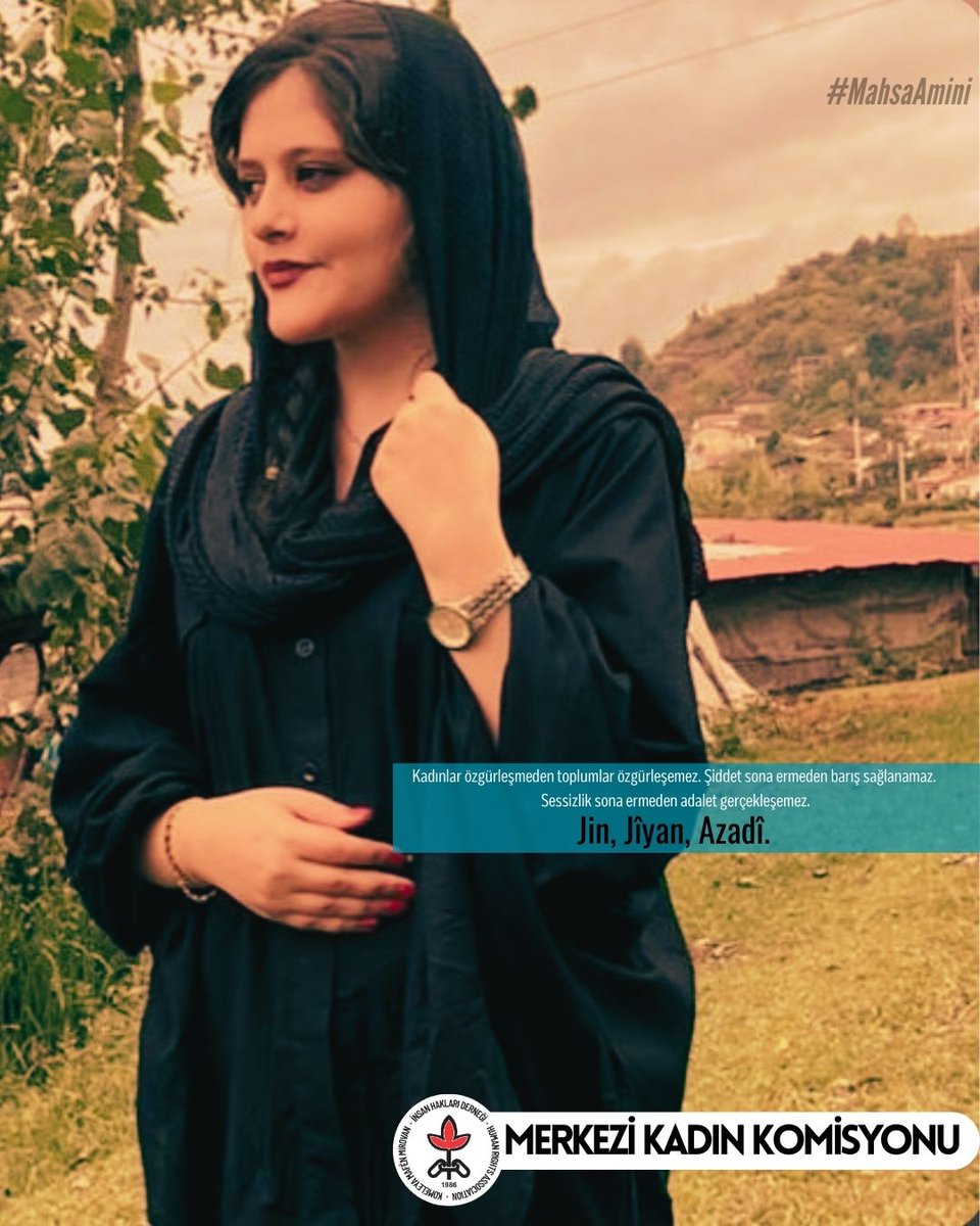 Direnişin Simgesi Jîna Mahsa Amini’yi Anıyoruz !

Üç yıl önce, Jîna Mahsa Amini İran’da ahlak polisleri tarafından zorla gözaltına alındı ve maruz kaldığı devlet şiddeti nedeniyle yaşamını yitirdi. 
Onun ölümü yalnızca bir hayatın değil, susturulmak istenen bir halkın, bir