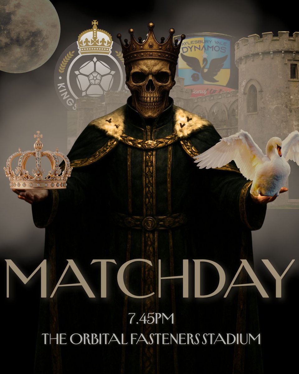 Join us under the lights as we welcome Aylesbury Vale Dynamos to The Orbital Fasteners Stadium.