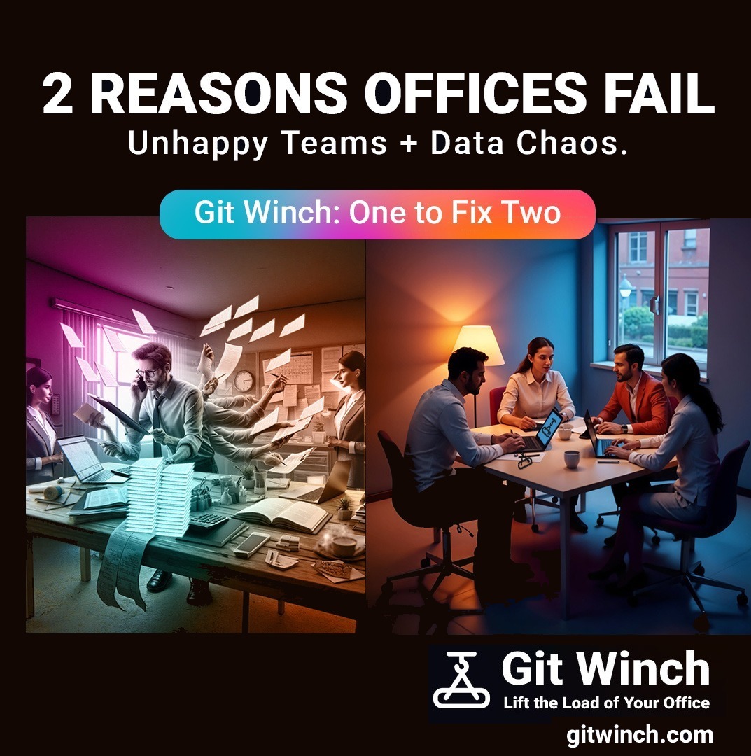 Reshma_bd's tweet image. Git Winch solves two major office headaches—unhappy teams and data chaos by making collaboration simpler and smarter. Streamline your workflow and bring order to your data with Git Winch.
gitwinch.com
#GitWinch #WorkSmarter #TeamSuccess  #OfficeProductivity