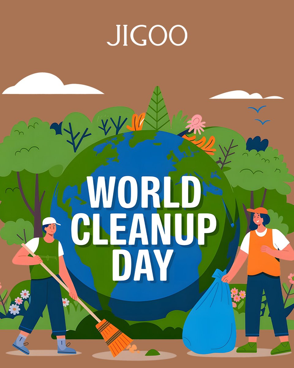 JIGOO_Official's tweet photo. Happy World Cleanup Day!
A cleaner home starts with a cleaner environment. Today, we celebrate World Cleanup Day by taking action to reduce dust, allergens, and waste — both outdoors and at home!
Explore our cleaning solutions: https://t.co/lg0opIyg2h
#Jigoo #Jigoolife https://t.co/csQYvT4XrO