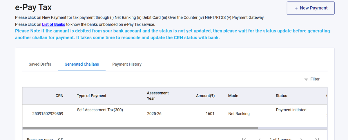 Sandeep87339274's tweet photo. Please check @IncomeTaxIndia . Challan paid on 15.09.2025 but on 16.09.2025 10.48 am still pending. https://t.co/ycjN73NpCY