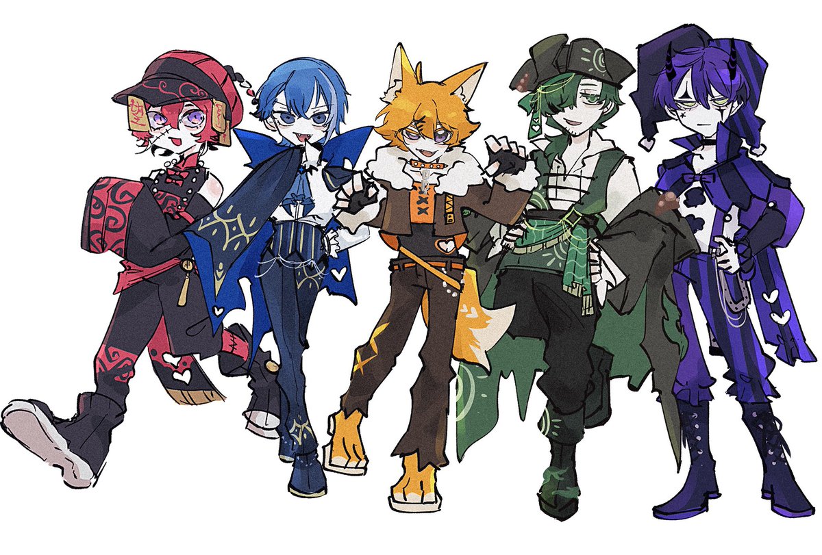 nana_kikakuyo's tweet photo. ❤️💙🧡💚💜
うちよそアイドル
ハロウィン衣装
💜💚🧡💙❤️ https://t.co/mRGgxABphJ