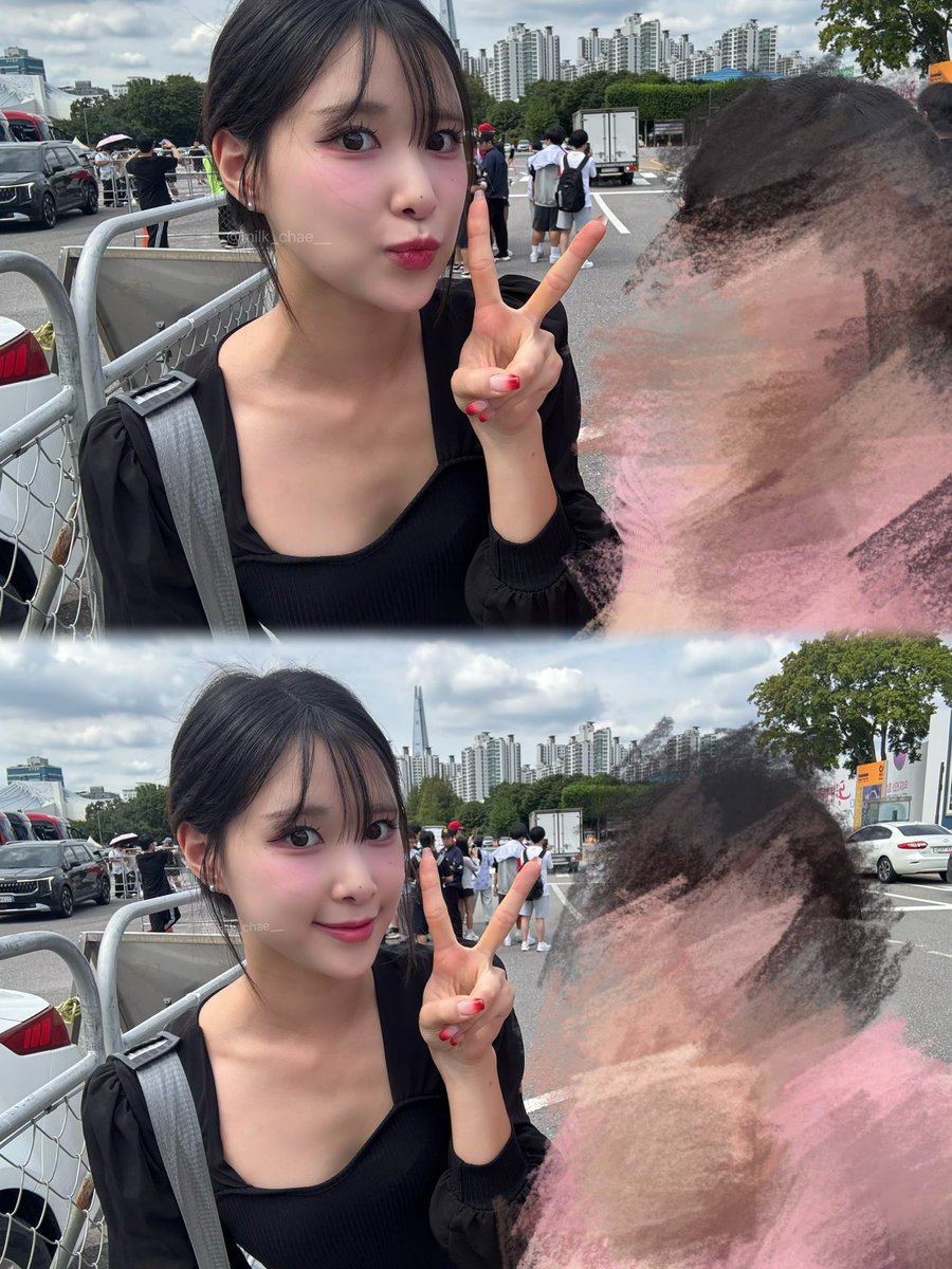 milk_chae__'s tweet photo. 1年ぶりに会えましたᐡ т · т ᐡ🩷

内緒で行ったからびっくりしてくれたの可愛かったし前髪切ったってアピールしてきたのも可愛かった⋆꙳𝜗𝜚꙳.*前髪ゆちぇさん見れたのほんとに最高でした🫶🏻 https://t.co/NEALUyzVTR