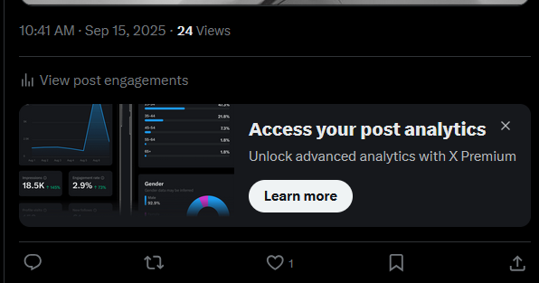4tunafisk's tweet photo. yes twitter, I'm very interested in my analytics... https://t.co/SK4CztuJHS