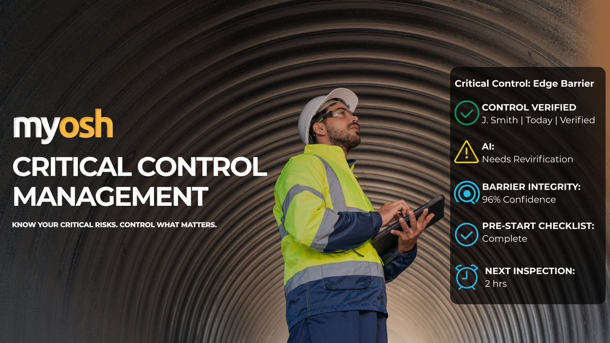 myosh_sw's tweet image. Know Your Critical Risks. Control What Matters

Learn more: myosh.com/academy/webina…

#myosh #criticalcontrolmanagement #AIinsafety #riskmanagement