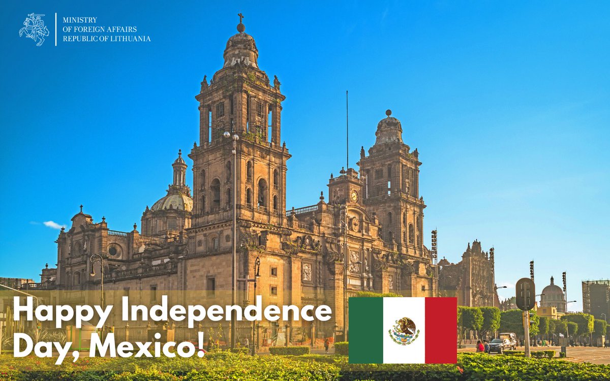 🇲🇽 Congratulations on Independence Day, Mexico! We wish you prosperity and harmony. Looking forward to continued cooperation at multilateral fora and bilaterally. #GritoDeDolores