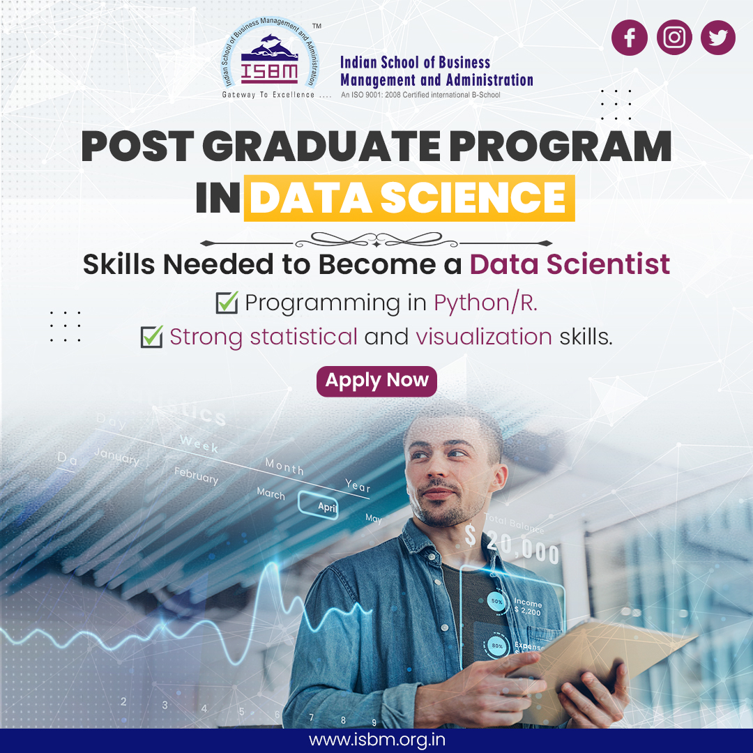 isbma's tweet image. Turn data into decisions, and insights into impact. 📊💡
Join ISBM’s Post Graduate Program in Data Science and build the skills to become tomorrow’s data leader!

#DataScience #ISBM #PostGraduateProgram #FutureReady #BigData #DataDriven #LearnWithISBM