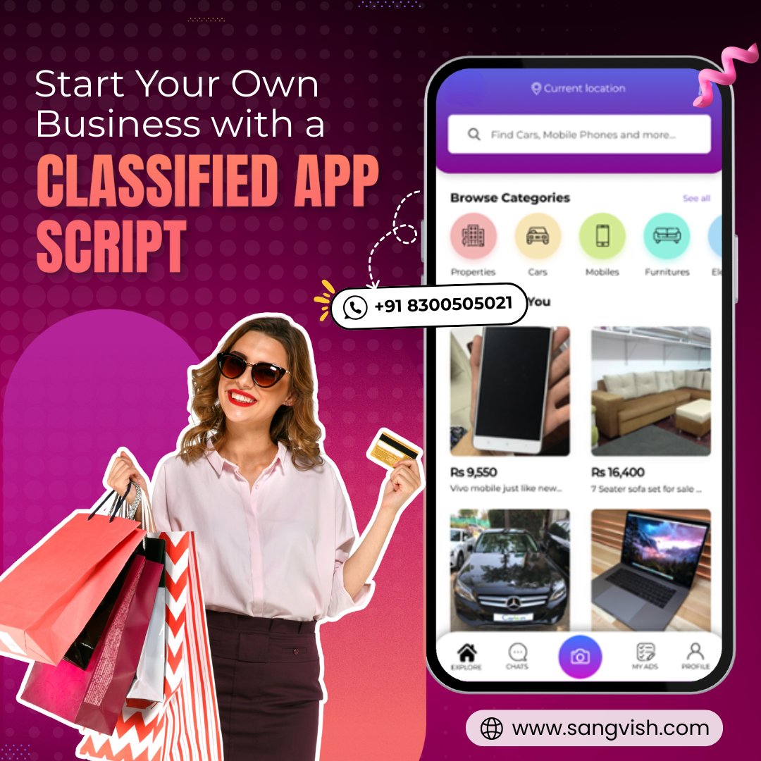 SangVishTech's tweet image. 📢 Build your own online marketplace in no time! Our Classified Script lets you launch a feature-rich platform where users can buy, sell & connect with ease.
Visit: sangvish.com/vinted-clone/
#ClassifiedScript #MarketplaceSolutions #StartupGrowth #OnDemandBusiness #vintedclone