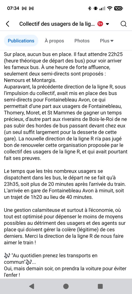 Récit d'un trajet catastrophique et gestion calamiteuse des bus de substitution
