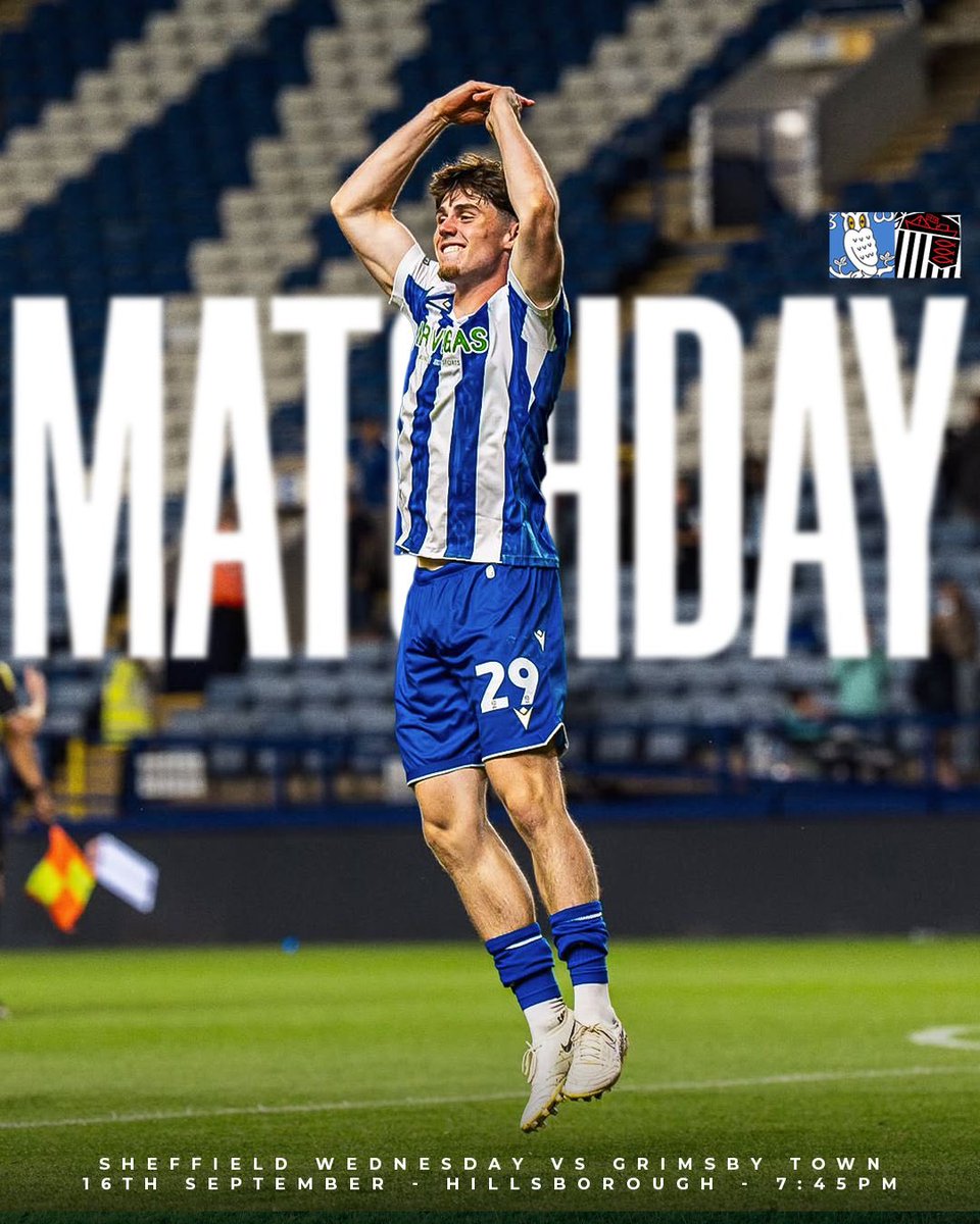 OwlsExtra's tweet photo. 🟡⚫️ M A T C H D A Y ⚫️ 🟡

🆚 Grimsby Town. 
⏰ 7.45pm kick-off. 
🏟️ Hillsborough. 
🏆 Carabao Cup. 

Don’t buy a ticket. Please don’t go. The players understand what we’re trying to do. 

🎨 @ROldfieldDesign https://t.co/wAkcFyn6f9