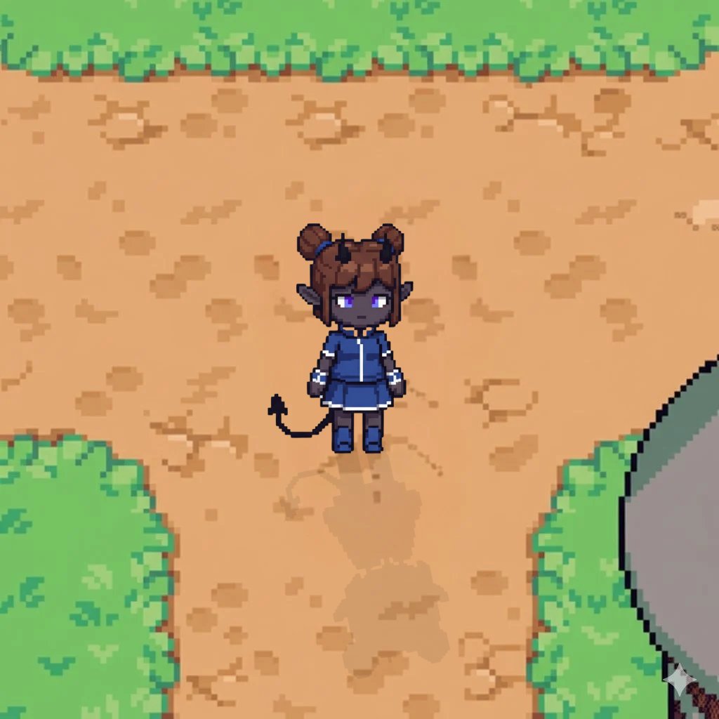 Pixelated Ru excited for upcoming <a href="/RuyuiStudios/">RUYUI</a> game!