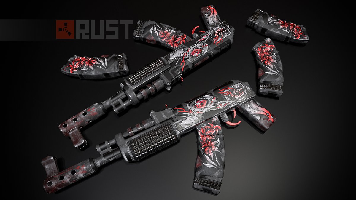 pinizh's tweet photo. ⚡️New⚡️ skin for AR for @playrust
Collab with @cocopyma
link: https://t.co/D08BGBz4By
#Rust #Rust募集 #rust_skins https://t.co/OpV0ZzbkmR