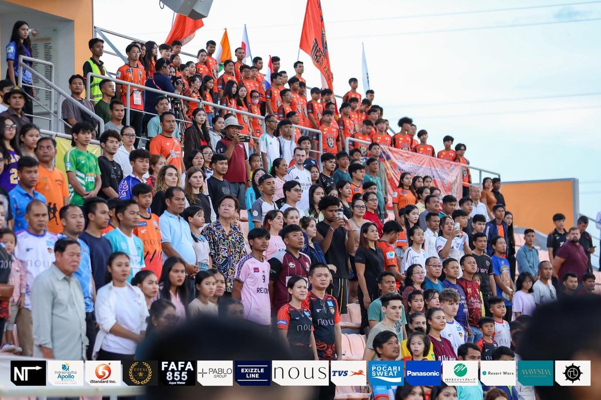 Angkor_Tiger_FC's tweet photo. Thank you for your support🏟️🧡
#Siemreap #AngkorTiger #アンコールタイガー https://t.co/MK63DCUulp