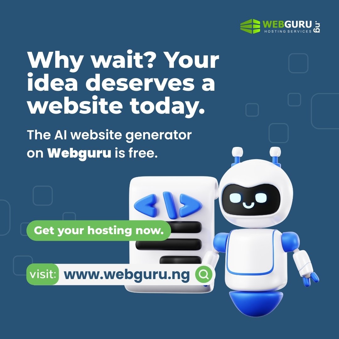 webgurung's tweet image. &quot;Turn your ideas into a website in minutes with Webguru AI tools 🚀✨&quot;
#webguru #hostwebguru #hostwithwebguru #webgurudomains #webgurucare