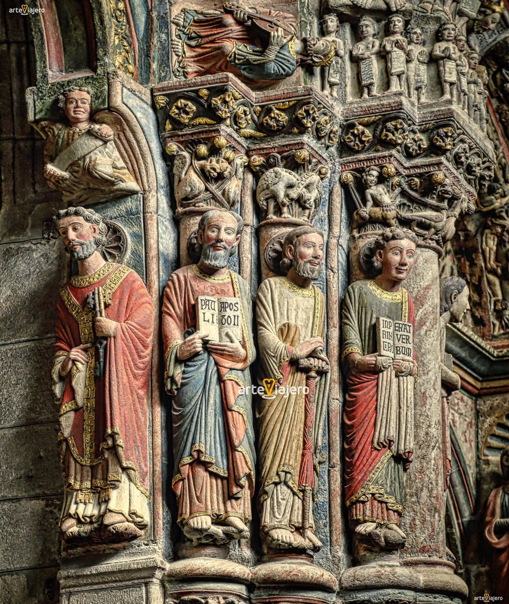 El impresionante Pórtico del Paraíso (S. XIII) de la Catedral de Orense - Ourense (Galicia)
#BuenosDias #FelizMartes
