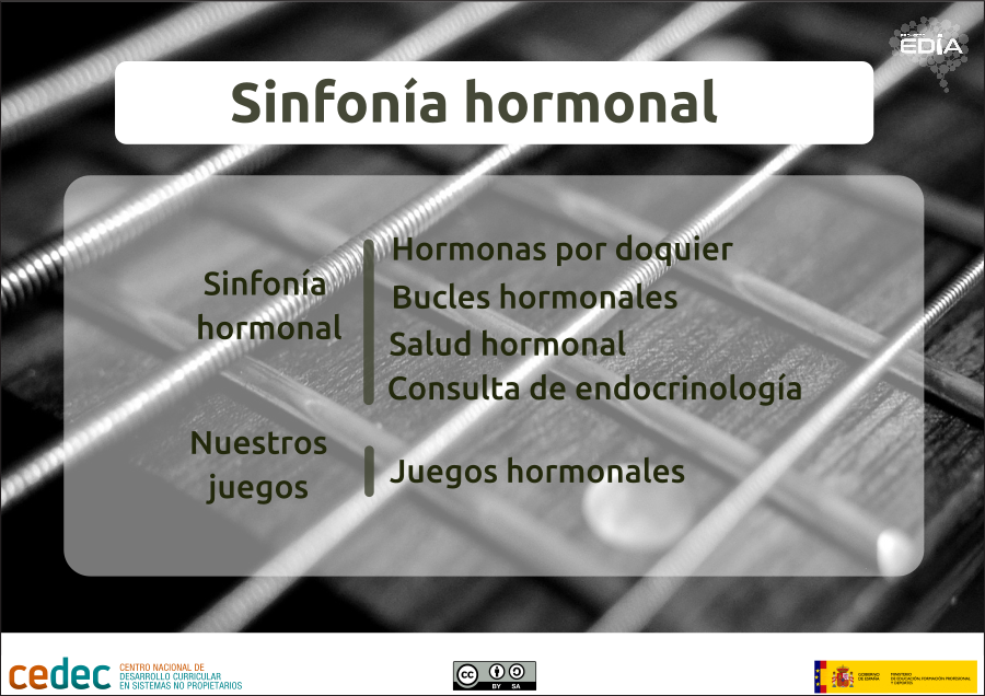 CeDeC_intef's tweet photo. 🔎Descubre esta maravillosa "Sinfonía Hormonal", un #REA de #biologíaygeología para 3º de ESO. Explora con tu alumnado, el sistema endocrino, sus glándulas, hormonas y enfermedades de forma interactiva y metodologías activas.🧪#proyectoEDIA #secundaria
📣https://t.co/ACwzNeqlRU https://t.co/07d4ComG8E