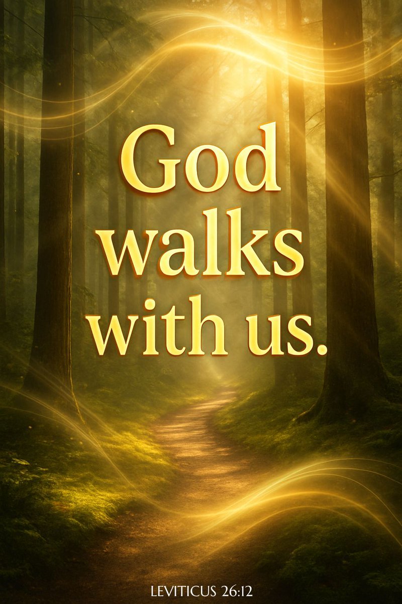 TheBibleReels's tweet image. Leviticus 26:12 &quot;I will walk among you and be your God, and you will be my people.&quot; Amen! 🙏