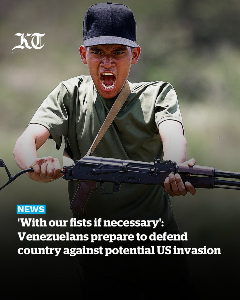khaleejtimes's tweet photo. By the thousands, #Venezuelans from different walks of life have responded to President #NicolasMaduro's call to join militia training to "defend the homeland" against a feared #USinvasion.

https://t.co/yD1niBvZAk https://t.co/ncqELWsQgq