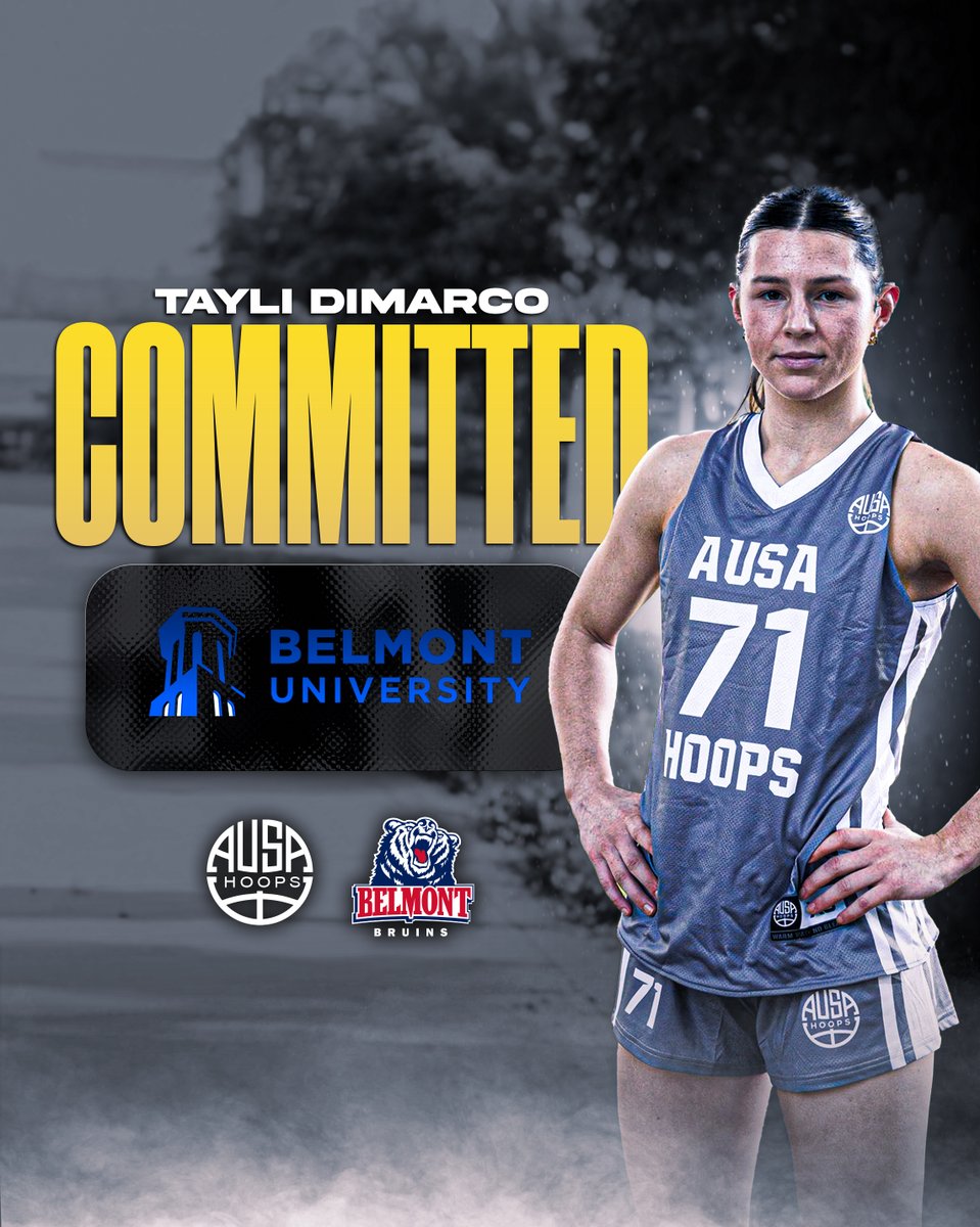Congratulations to <a href="/Tayli_Dimarco/">Tayli Dimarco</a> on her commitment to <a href="/BelmontWBB/">Belmont WBasketball</a>! 🔥

The Gippsland, VIC guard and <a href="/melbtigersgirls/">Melb Tigers Girls</a> product is a tough point guard known for her full-court defense, ability to hit threes, create her own shot, and make teammates better.