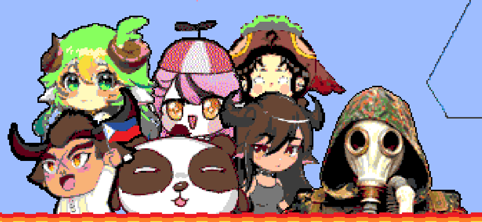 7/7 Done!

1st row: <a href="/BitesPixel/">🚪🐑WatageYua🐑🚪</a>, <a href="/Slania_KAEOS/">SLANIA スラニア🦋 ✴ KÆOS</a>, <a href="/ZeeLeiton/">Leiton</a> 
2nd row: <a href="/ch_masel/">Masel Cruz🐃 🇵🇭🍺</a>, <a href="/TheLazyBam/">🥔Bam🐢</a>, Tiarra Cruz, <a href="/Prankoys/">Prankoys</a>