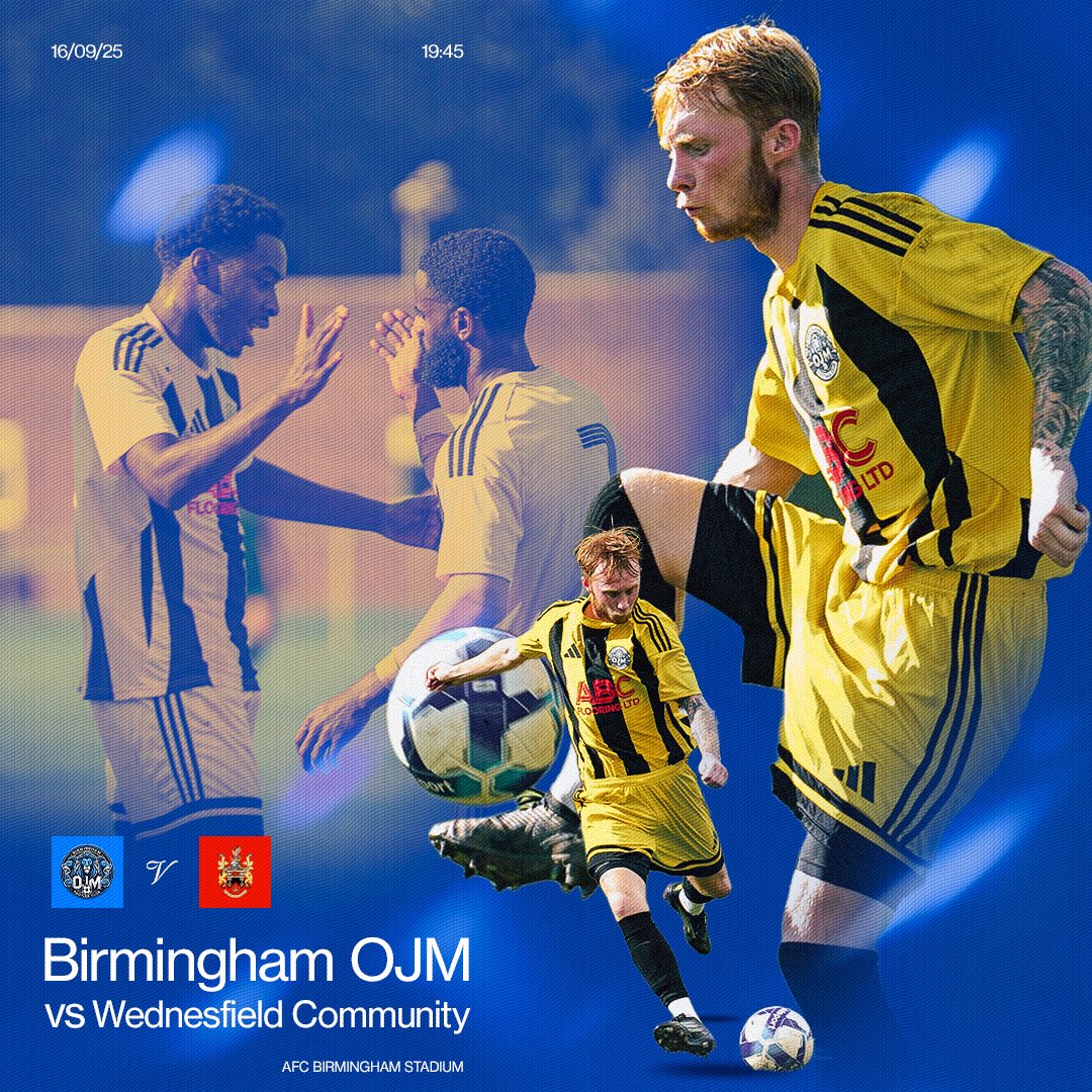 ⚽ Matchday
Tonight we face Wednesfield under the lights at 19:45! 🔥

Our visitors currently sit 18th, but they got the better of us in the reverse fixture earlier this season. Time to put things right on home turf. 💪⚽